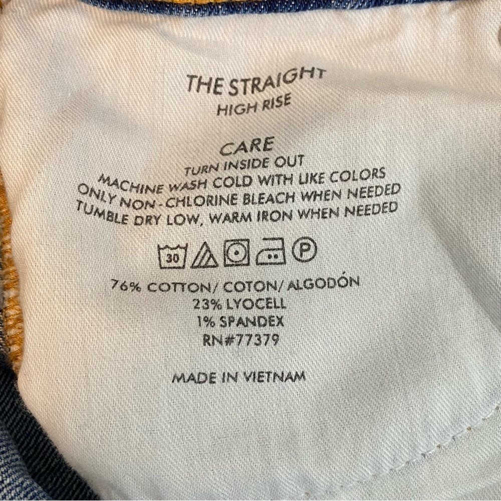 Ann Taylor The Straight High Rise Denim Jeans - Picture 8 of 8